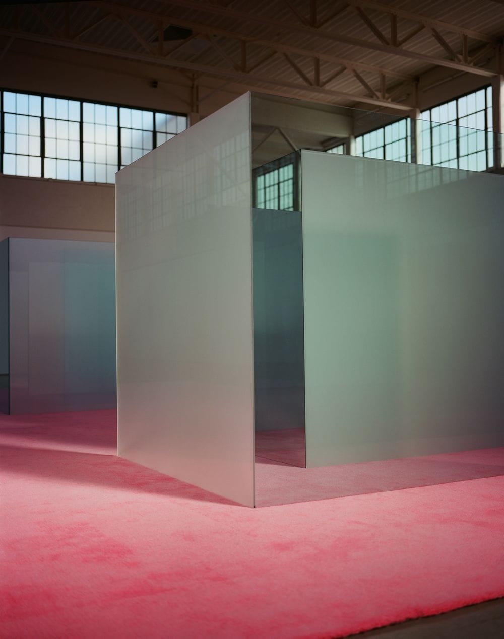 Larry Bell, Duo Nesting Boxes (2021)