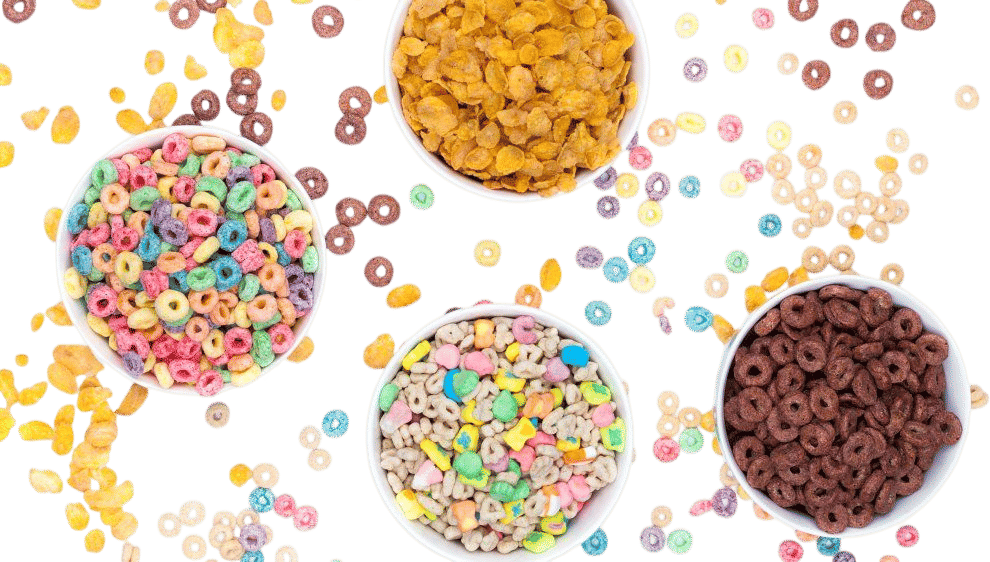 putting cereal in the freezer