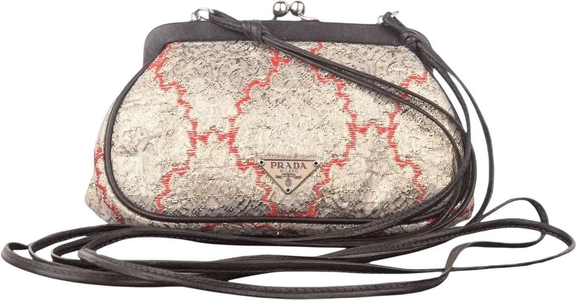 Silk crossbody bag