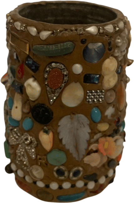 American Pottery Folk Art Stoneware Memory Jug/crock.jar Approc 7x4" - Etsy