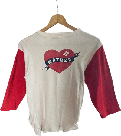 Champion Men's Red and White Heart Graphic T-Shirt