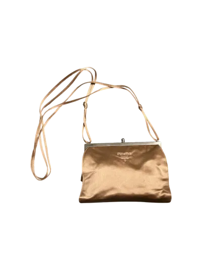 Vintage Blush Pink Satin Shoulder Bag
