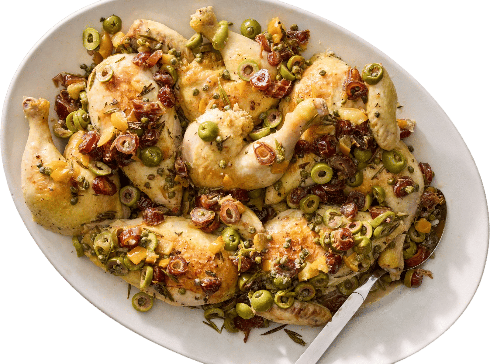 Roasted Chicken With Dates and Olives (Joan Nathan)