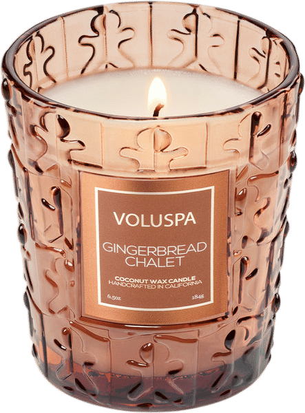 Gingerbread Chalet Candle