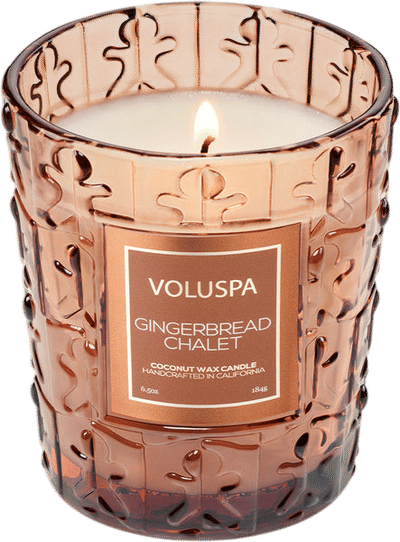 Gingerbread Chalet Candle
