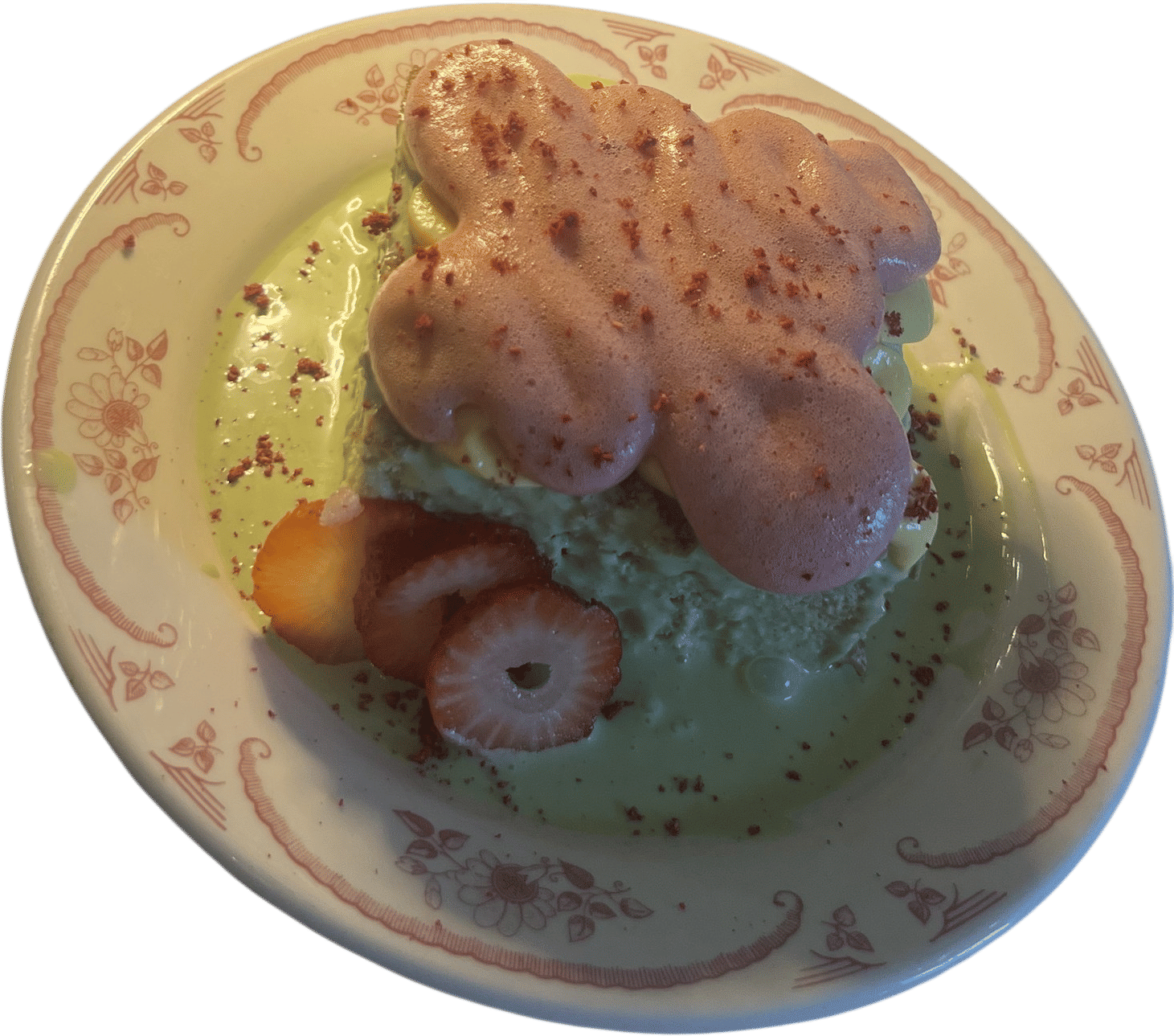 Strawberry Matcha Cake