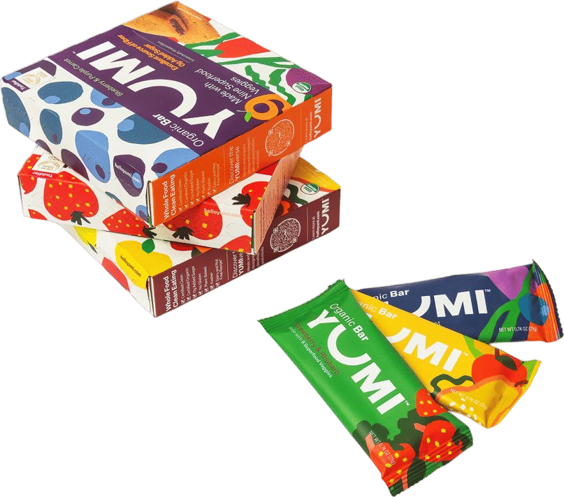 YUMI Organic Bar Bundle – Variety Pack – 6 Box Count
