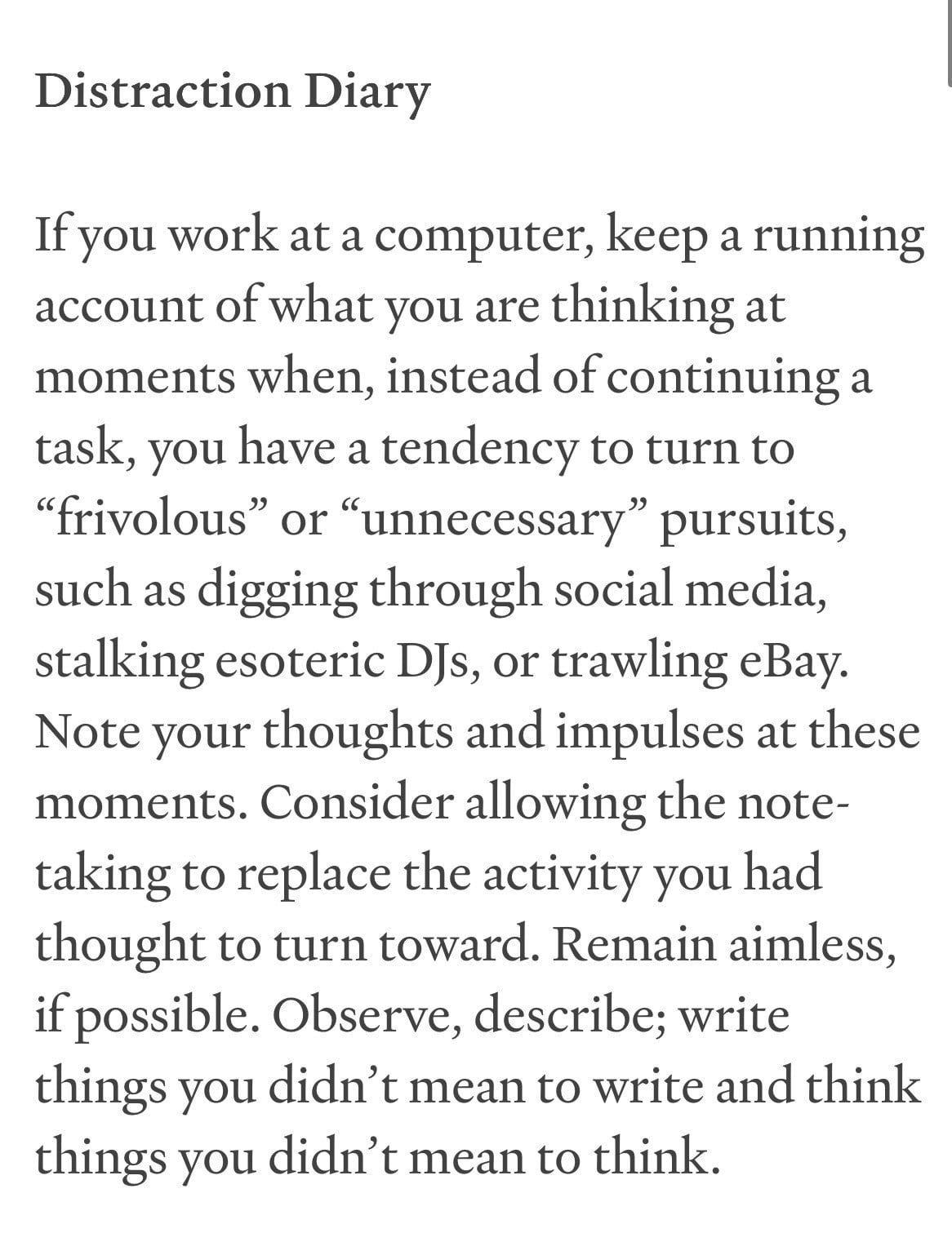 Ten Writing Prompts