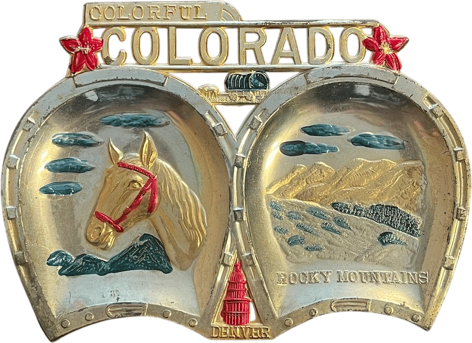 Vintage Souvenir State Ashtray