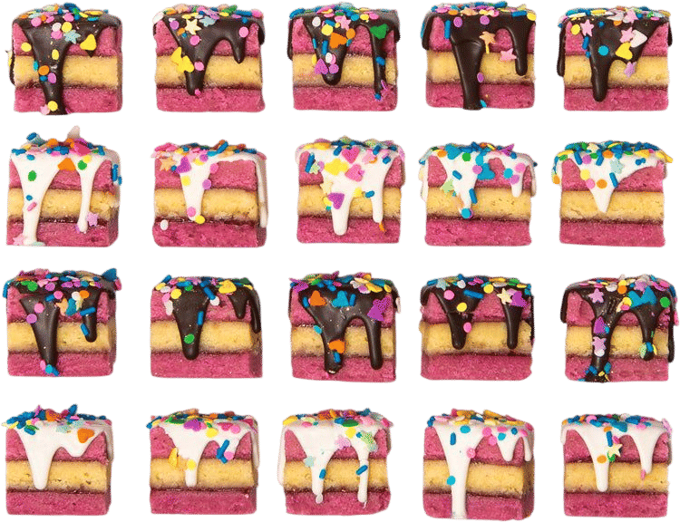 Zola Bakes Gluten Free Rainbow Cookies