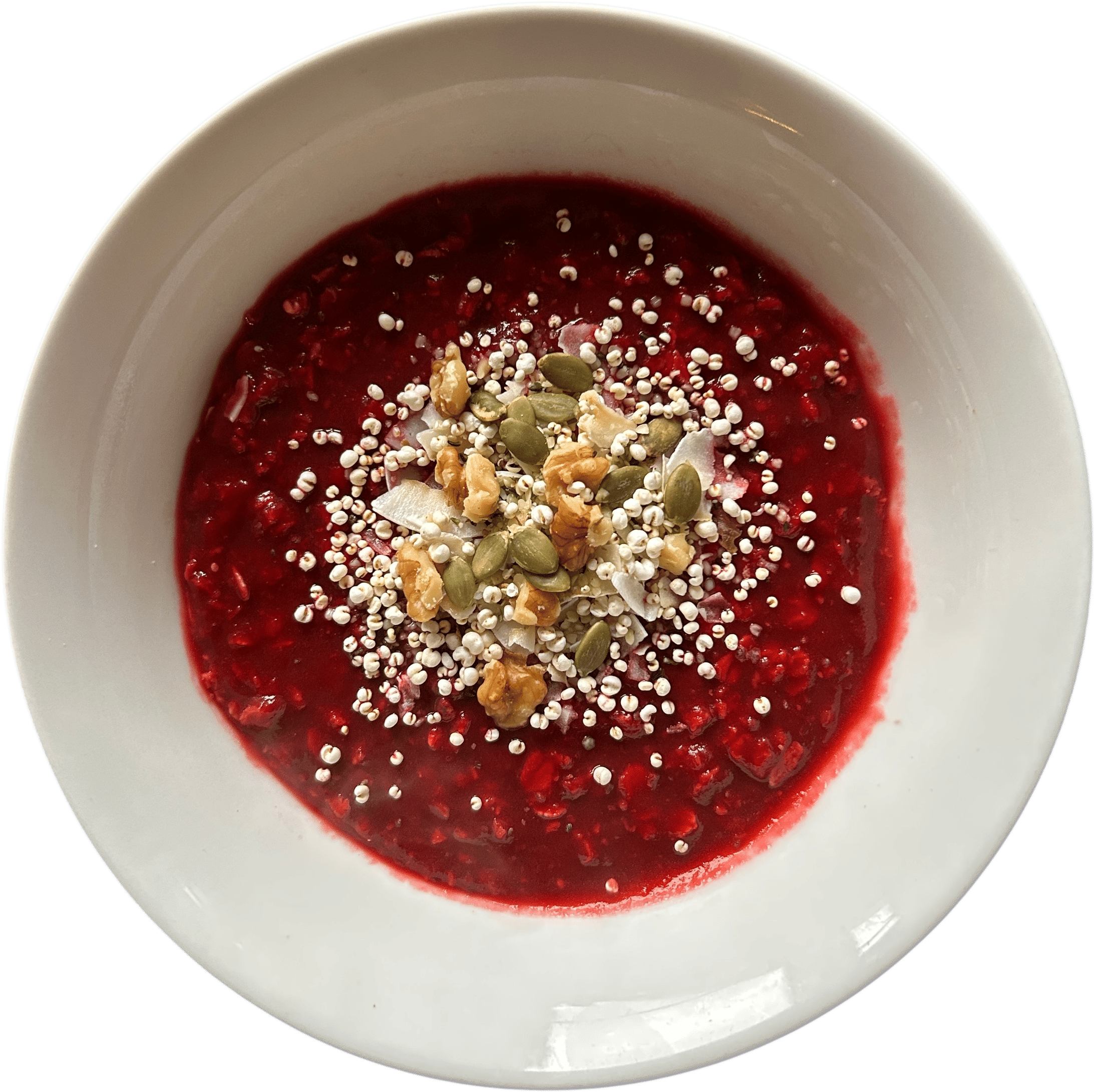 Beetroot & ginger porridge/oatmeal