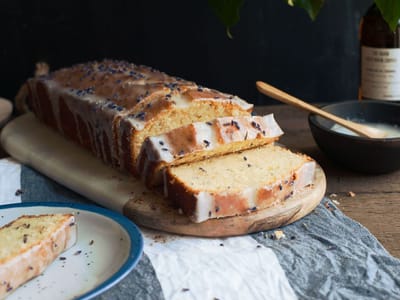 Lemon Lavender Yogurt Cake Recipe