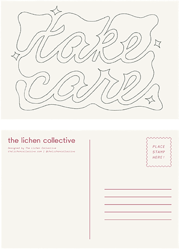 Take Care Postcard