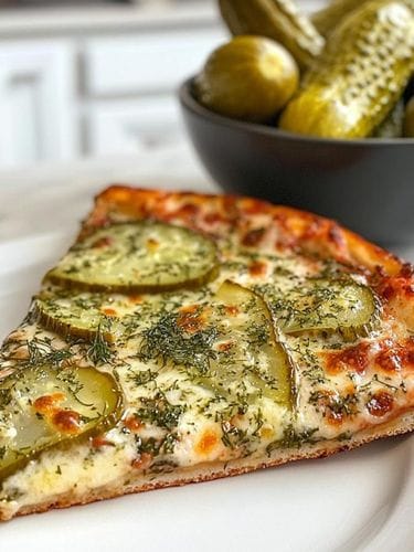 Pickles on Pizza