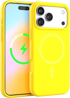 Neon Yellow Silicone Phone Case