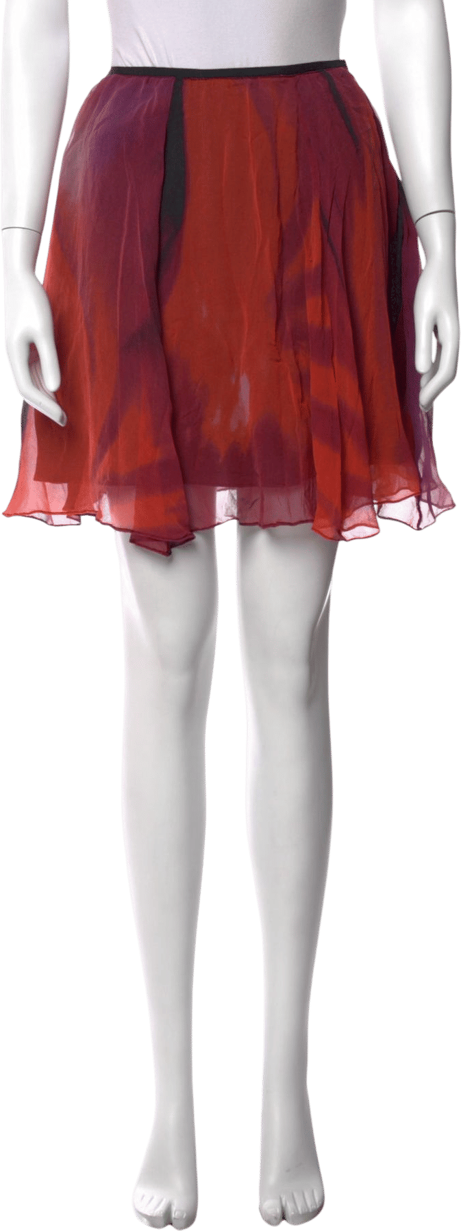 Tie-Dye Print Mini Skirt