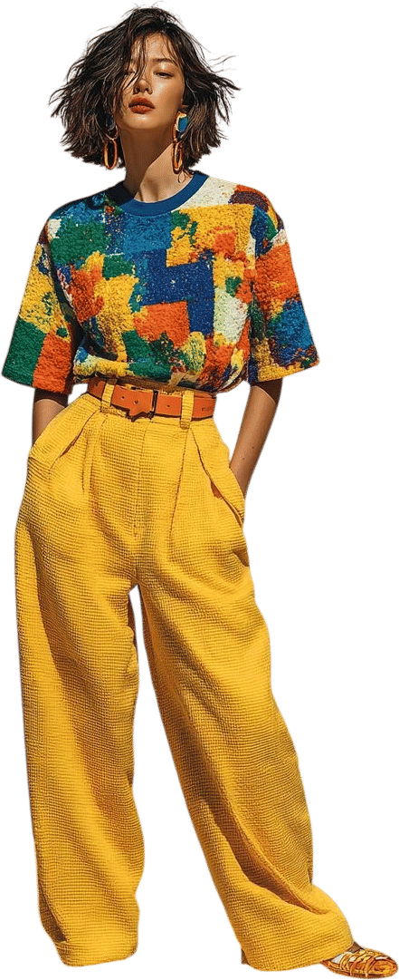 Graphic Pride T-Shirt and Trousers