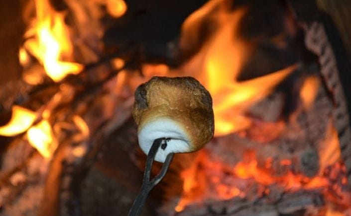 Start an annual camping tradition, like a s’mores competition!
