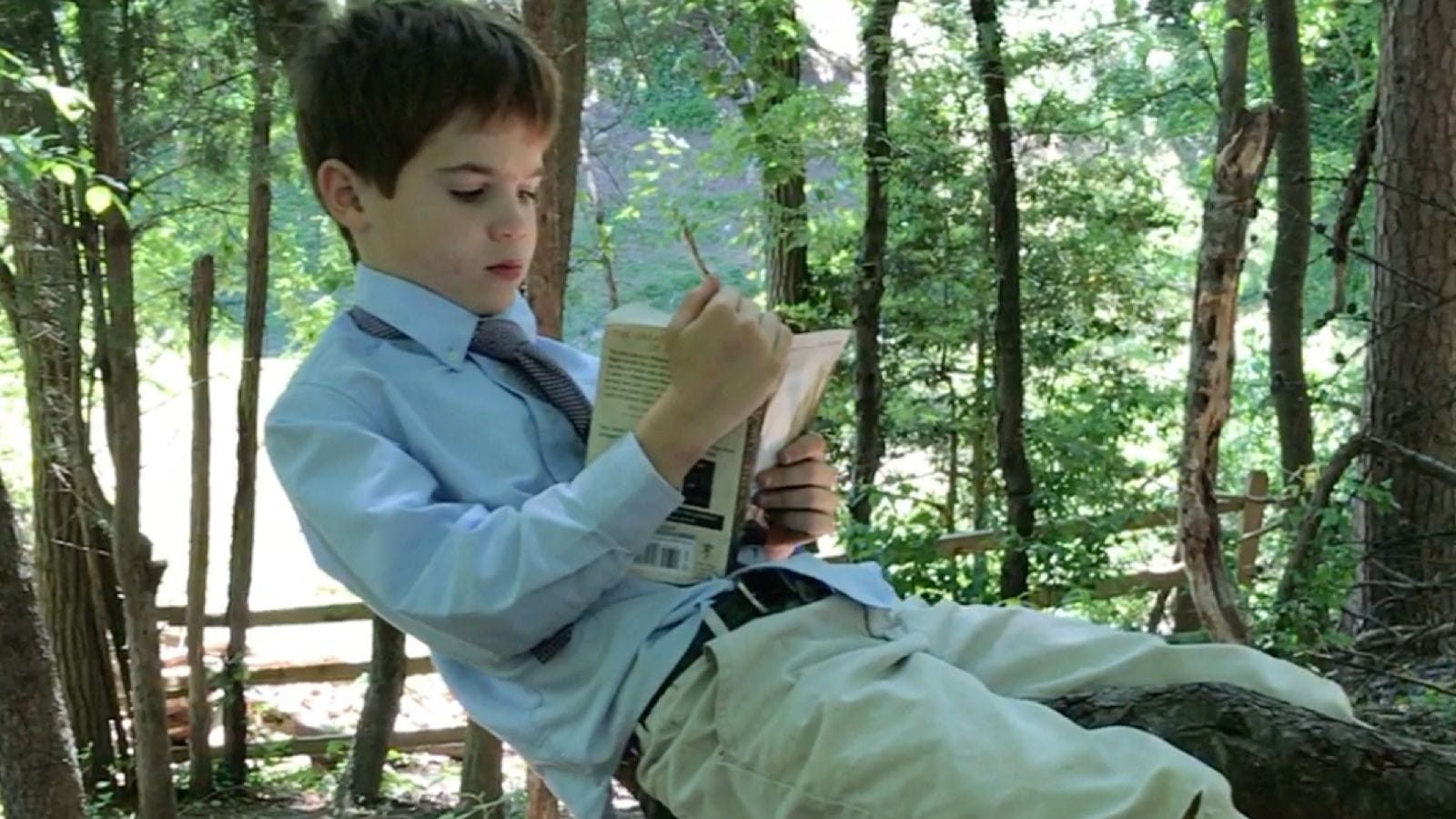 reading outide