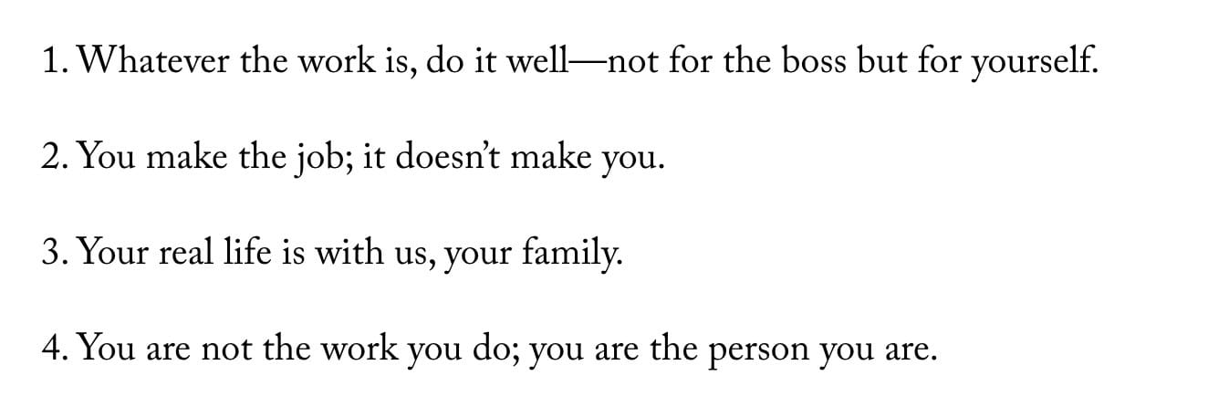 "The Work You Do, the Person You Are" by Toni Morrison