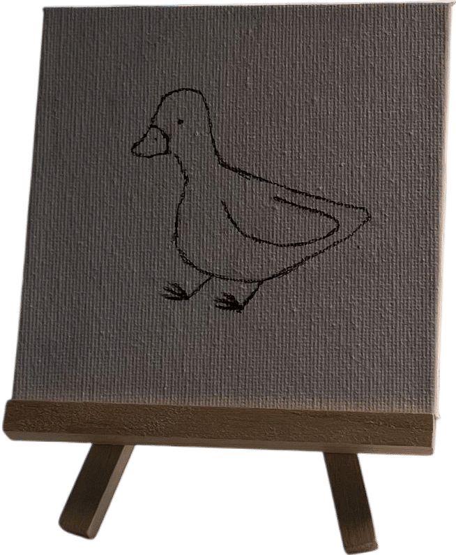 Using childhood artwork as the cover of a playlist