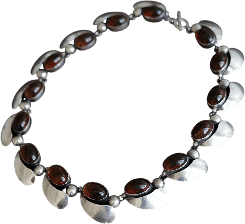 Amber neck piece by Carl Ove Frydensberg