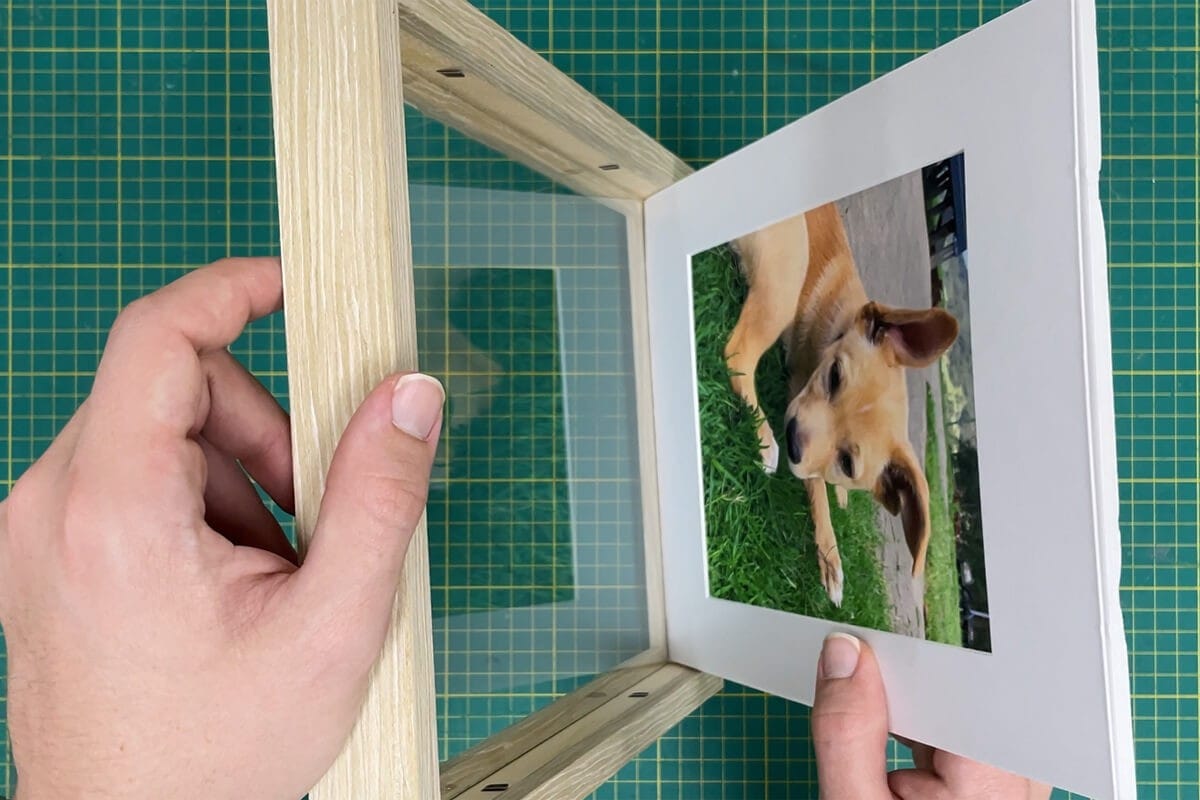 Getting a favourite photo framed!