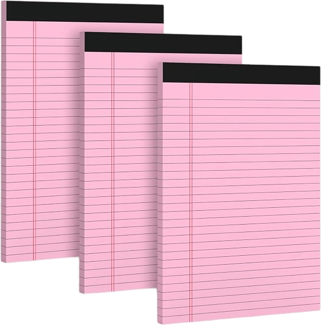 Pink Legal Pads