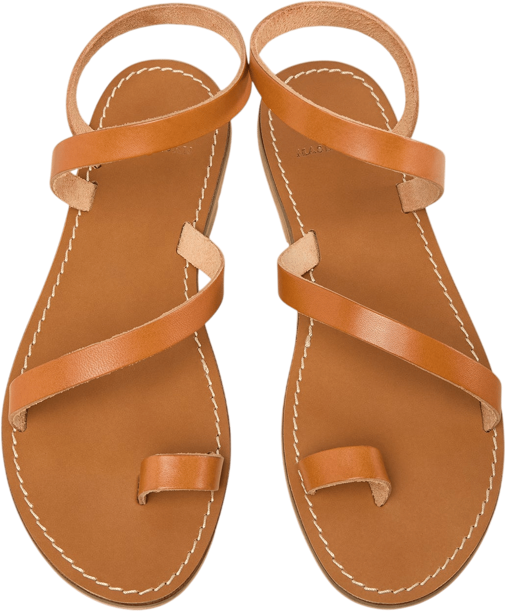 Diagonal Strap Sandal