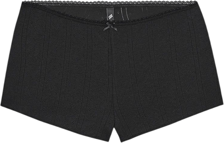 The Teeny Tiny Short: Black Pointelle