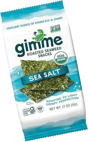 Sea Salt Organic Roasted Seaweed Snacks