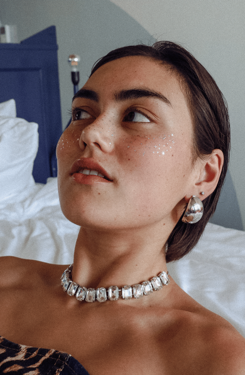 Blitsbee Glitter Freckles - Silver Baby