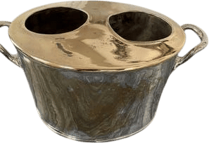 Vintage Silver-Plated Double Champagne & Wine Cooler