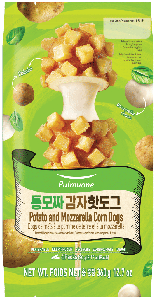 Potato & Mozzarella Corndogs