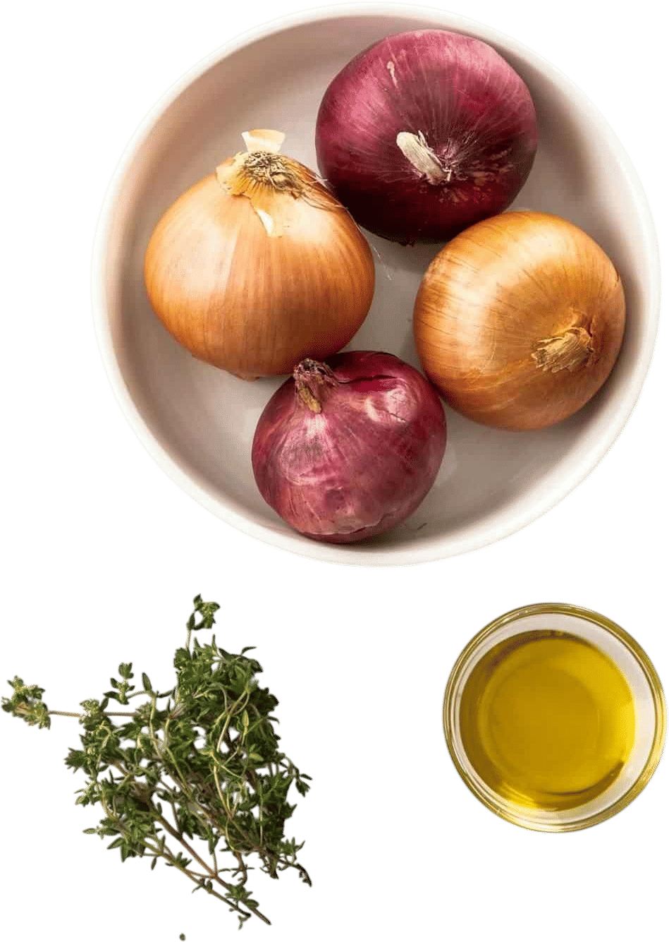 sautéing onions and thyme