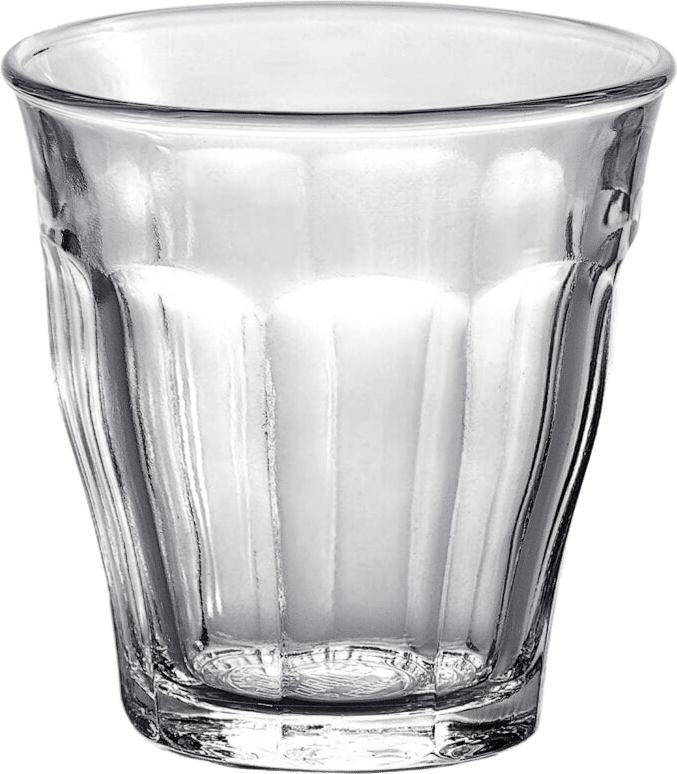 Duralex Picardie 3 oz. Stackable Glass Tumbler - 6/Pack