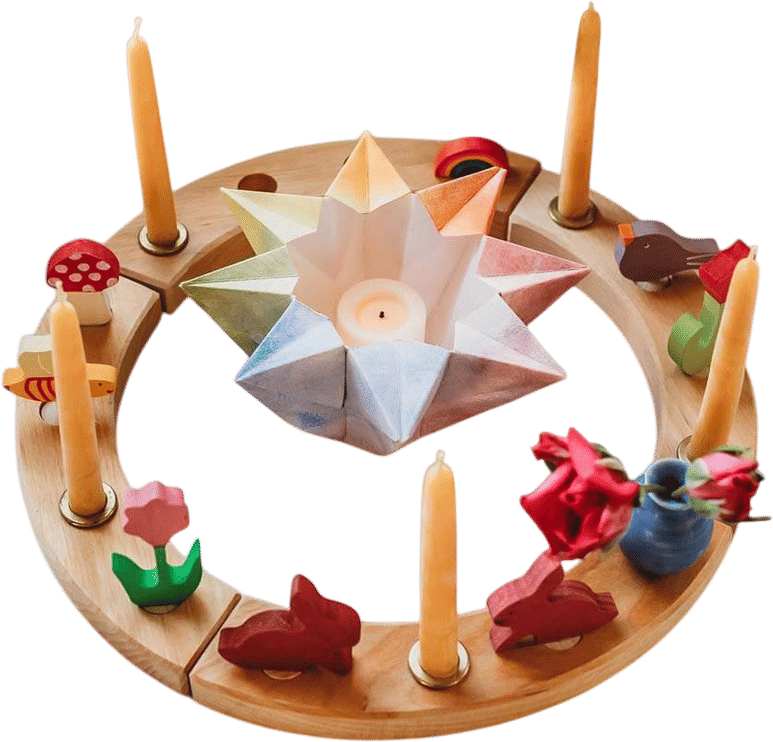 Waldorf Wooden Birthday Ring