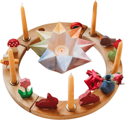 Waldorf Wooden Birthday Ring
