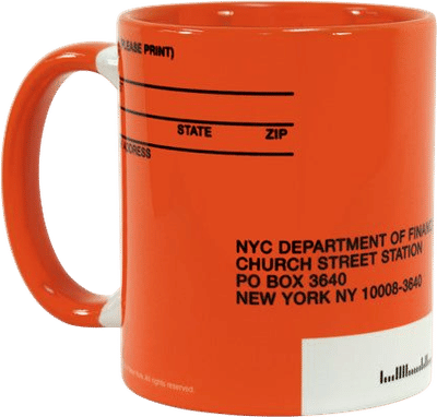 NYC Parking Ticket Mug