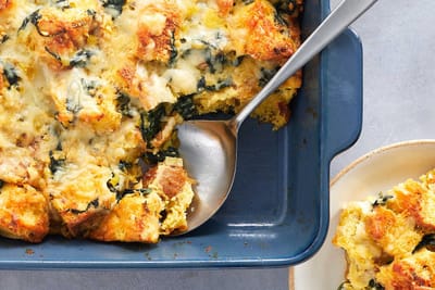 Spinach and Gruyère Breakfast Casserole Recipe