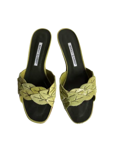 Leaf Slide Sandals