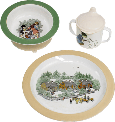 Children of Bullerbyn 3 Piece Dish Set