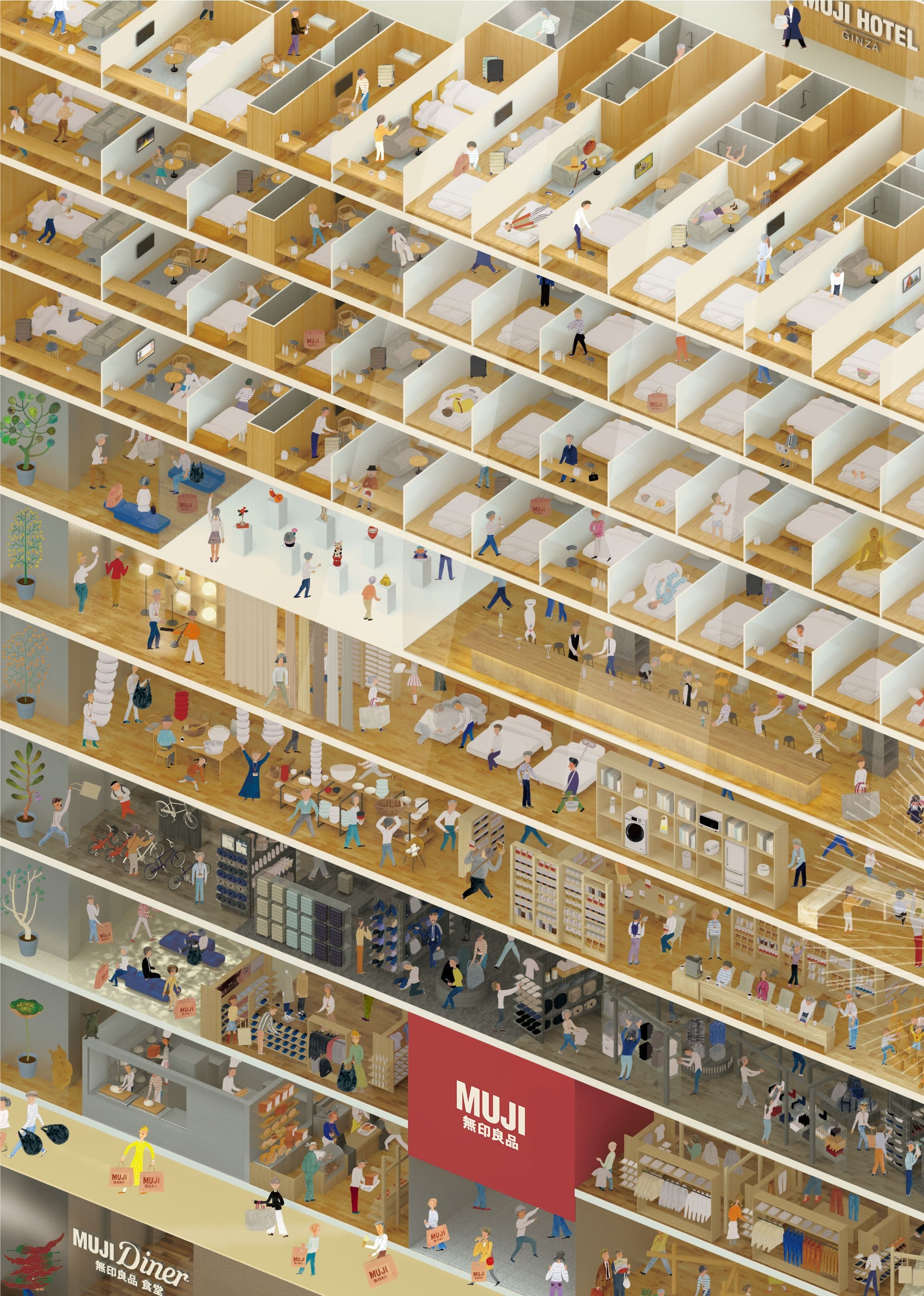 MUJI HQ in Ginza, Tokyo