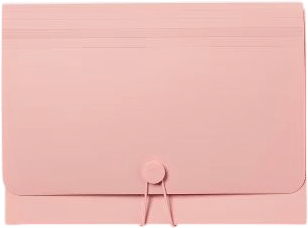 13 Pocket Expanding File Folder Letter Size Pink - up&up
