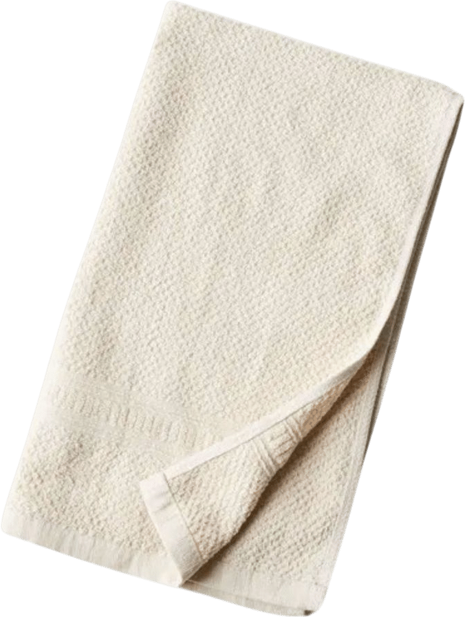 Anact Hemp and Organic Cotton Hand Towel - Natural | Grove Collaborative