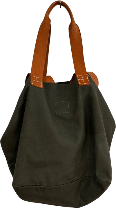 Carry All Bag in Canvas and Leather