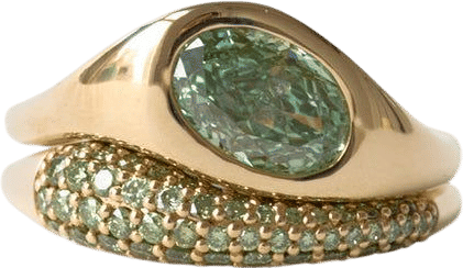 June Rings Double Green Marlow