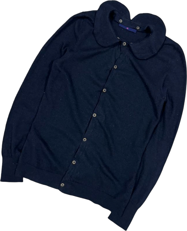 Vintage R by 45rpm Indigo Wool Cardigan - Size 2 - Etsy