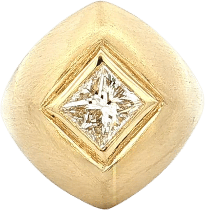 1.25 Princess Diamond Cocktail Ring 18k Yellow Gold