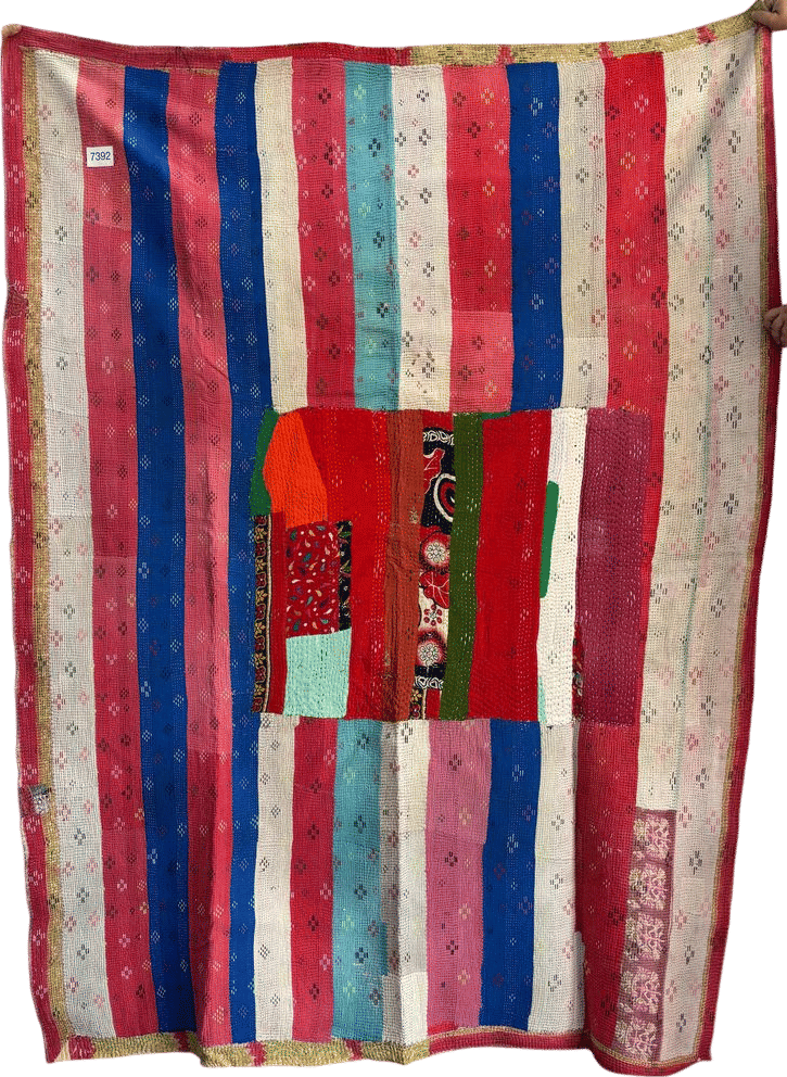 Old Fine Indian Handmade Cotton Kantha Throw,bedding - Etsy